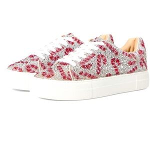 Blue by Betsey Johnson Sidny Sneakers in “Candy Canes” - Women’s Size 9.5